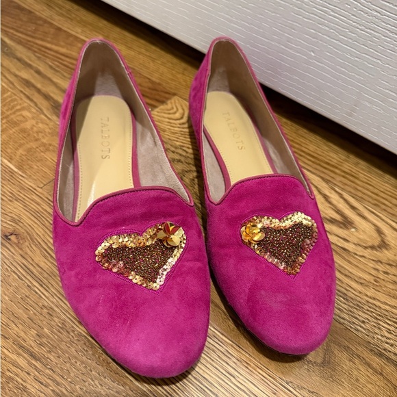 Talbots  Loafers with Heart Detail size 8 - Picture 2 of 9